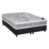 Cama Box King: Colchão Molas Castor Pocket Super luxo Látex Plush Double Face + Base CRC Suede - 1