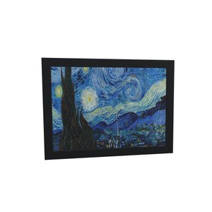 Quadro Decorativo Night Noite Estrelada Pintura de Vincent Van Gogh