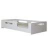 Cama Montessoriana Infantil Solteiro Mdf Alto Padrão Branco - 2