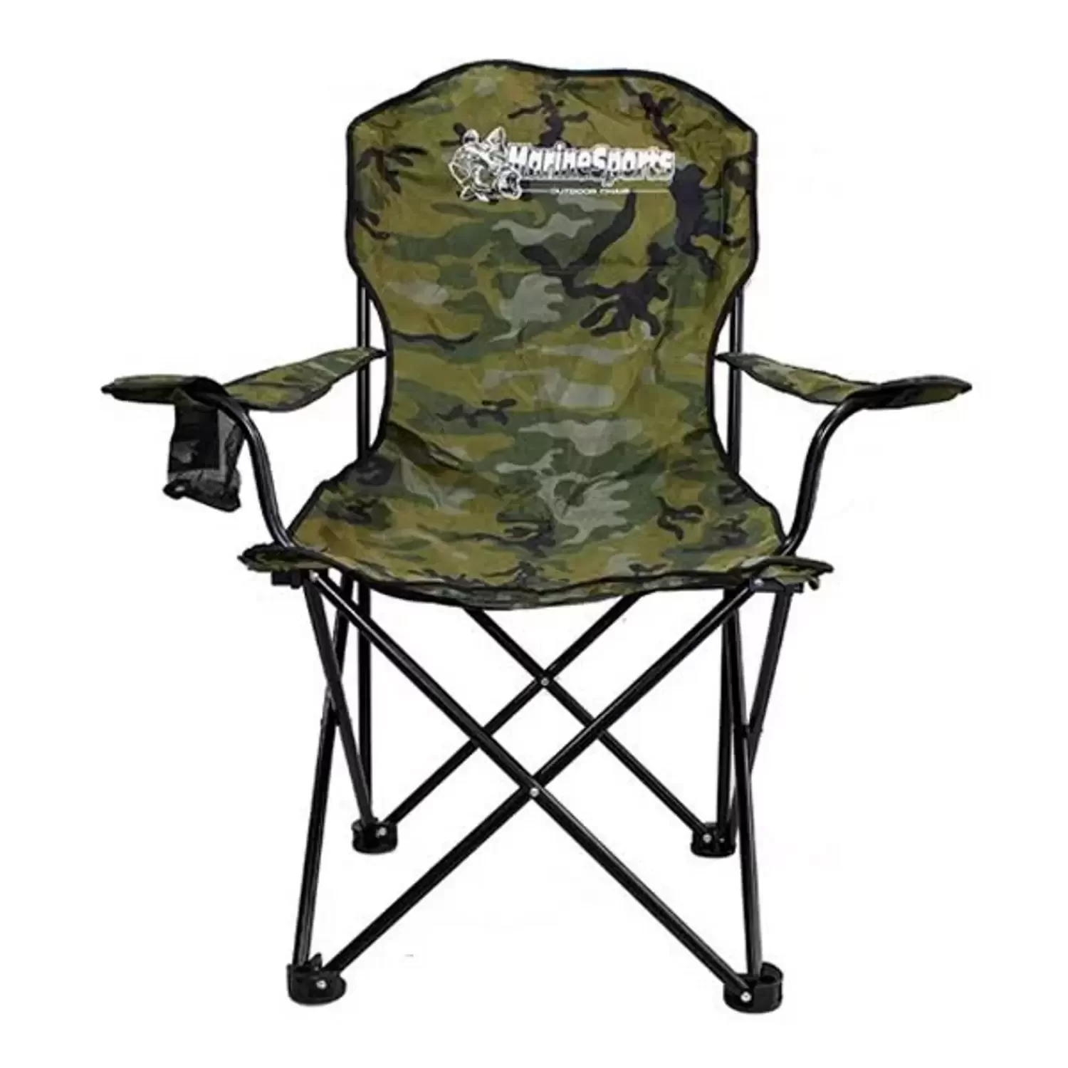 Cadeira dobravel de pesca camping com braço - 1