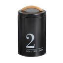 Ver imagem 1 de Lata Porta Condimentos N2 Metalla Preto Cozinha Black Yoi
