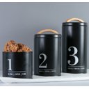 Ver imagem 4 de Lata Porta Condimentos N2 Metalla Preto Cozinha Black Yoi