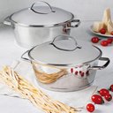 Ver imagem 3 de Caçarola Allegra Aço Inox Fundo Triplo Fogões de Indução 22 Cm 3,3l - Tramontina 62653221