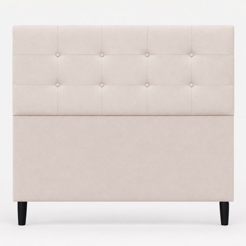 Cabeceira Ivy Casal 140cm Suede Capitonê para Quarto Moderna
