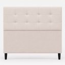 Ver imagem 1 de Cabeceira Ivy Casal 140cm Suede Capitonê para Quarto Moderna