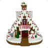 Decoração Natalina Resina Casinha Candy Color Lar Doce Luxo - 1