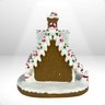 Decoração Natalina Resina Casinha Candy Color Lar Doce Luxo - 4