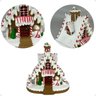 Decoração Natalina Resina Casinha Candy Color Lar Doce Luxo - 2