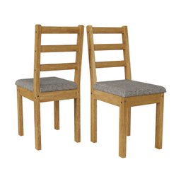 Conjunto para Jardim Madeira Maciça 160x80cm 1 Mesa 6 Cadeiras Assento Estofado Itália - 7