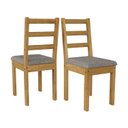 Ver imagem 7 de Conjunto para Jardim Madeira Maciça 160x80cm 1 Mesa 6 Cadeiras Assento Estofado Itália