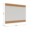 Ver imagem 3 de Painel para Tv até 75 Pol 200x140cm Nilo Off White Freijó