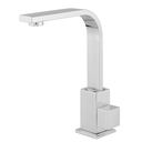 Ver imagem 1 de Torneira Quadrada Luxo Advance Cromada Bancada Tubo Baixo (23 Cm)