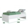 Cama Box Articulável e Cama Auxiliar 90 Israel Art In Móveis - 5