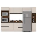 Ver imagem 5 de Cozinha Completa Koya 10 Portas 4 Gavetas Branco/creme - Politorno