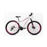 Bicicleta Feminina Aro 29 Ksw Mwza 24v Câmbios Shimano Garfo com Suspensão Branco-rosa 15 - 1