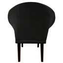 Ver imagem 3 de Kit 2 Cadeiras Sala de Estar Liz Veludo Preto