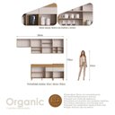 Ver imagem 4 de Cozinha Modulada Completa 5 Peças 9 Portas 4 Gavetas Ripadas Fecho Click 4 Nichos 260cm com Pés 100%