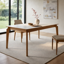 Ver imagem 1 de Mesa de Jantar Tampo em Vidro 1,60m X 0,90m Glass Gold Salas