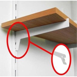 Suporte para Prateleira Trilho Cremalheira 15cm - 10 Und - 2