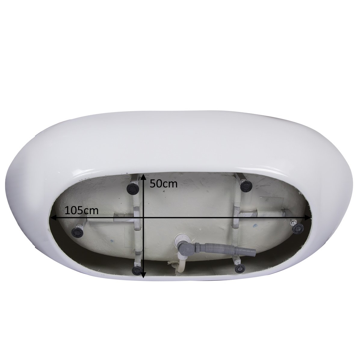 Kit Banheira Freestanding Florenzza C/ Misturador Cromado - 3