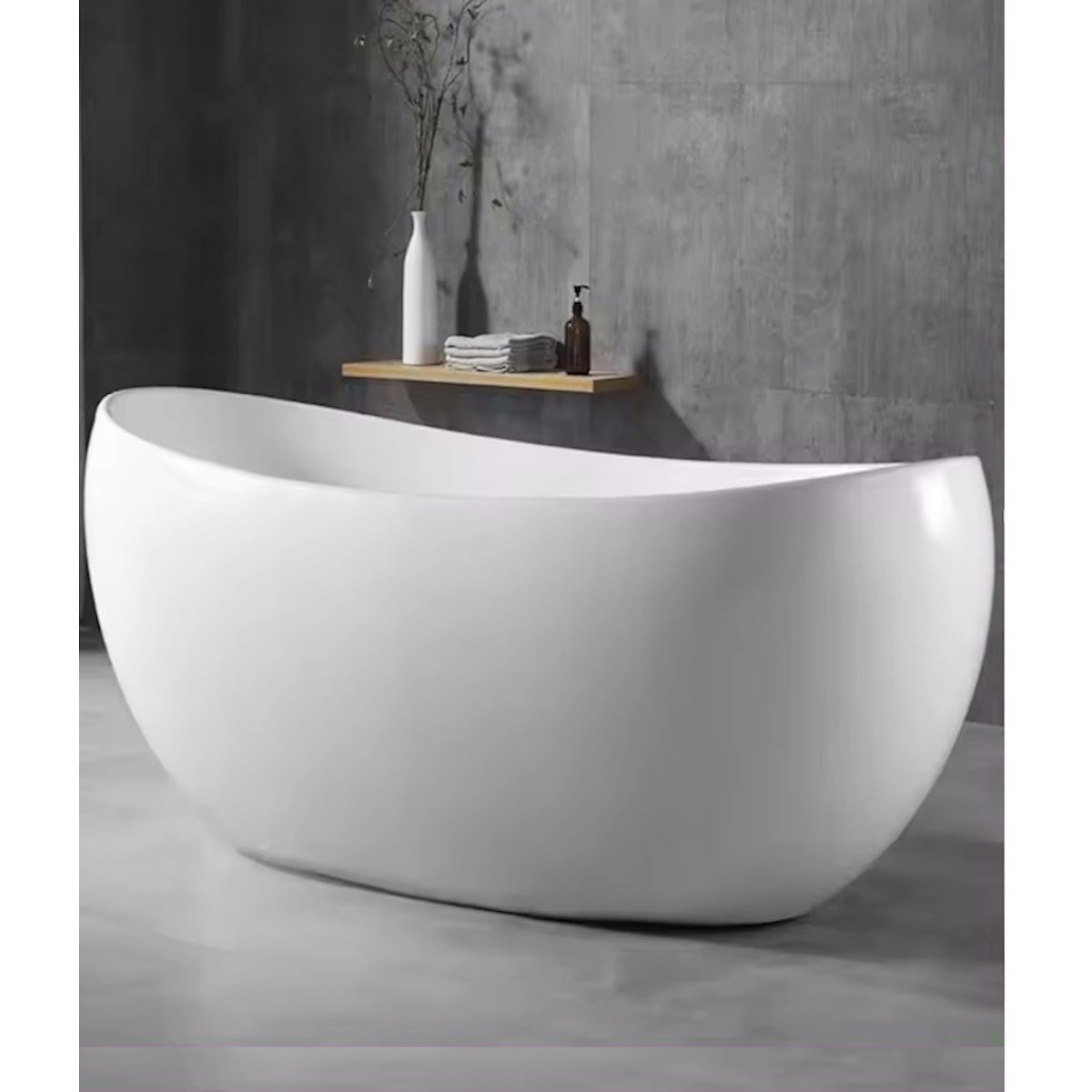 Kit Banheira Freestanding Florenzza C/ Misturador Cromado - 7