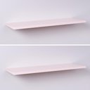 Ver imagem 3 de Kit com 2 Prateleiras 60 X 20cm Suporte Invisivel - Cor Rosa Bebe