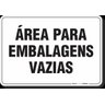 PLACA ORGANIZAÇÃO ÁREA PARA EMBALAGENS VAZIAS - 1