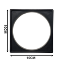 Ver imagem 2 de Porta Grelha 10x10 Abs Preto para Ralo Quadrado Caixilho Box Caixa Sifonada