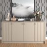 Buffet Sala de Jantar 100% Mdf 4 Portas Lia Cimol Off White Off White - 2