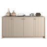Buffet Sala de Jantar 100% Mdf 4 Portas Lia Cimol Off White Off White - 1