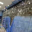 Ver imagem 5 de 12 Placas 3d Pvc Painel Trapézio Revestimento Parede 50x50cm Modelo:preto