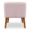 Ver imagem 4 de Poltrona Decorativa Virgínia Veludo Rosê - Montanaris Decor Md Montanaris Decor