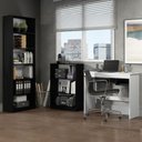Ver imagem 1 de Escrivaninha Madesa Rubi + Estante 6908 + Estante 6907 - Preto/branco