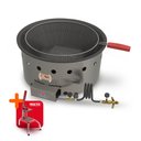 Ver imagem 1 de Tacho Fritador de Mesa a Gás Alta Pressão 14L Óleo PR-14G Progás e Cortador de Legumes