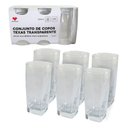 Ver imagem 2 de Copo de Vidro para Agua Suco Refrigerante Kit 6 Copos 320ml Gourmet