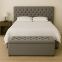 Ver imagem 4 de Calçadeira Baú Casal 140cm Cinza