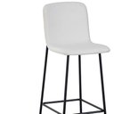Ver imagem 1 de Kit 2 Banquetas Celeste em Pu Marrom e Tecido Off White ou Verde Oliva - Rivatti