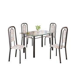 Conjunto de Mesa Tubular com 4 Cadeiras Lara - 2