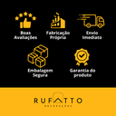 Ver imagem 5 de Par de Prateleiras Aba U Minimalista Cozinha Preto em Mdf