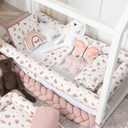 Ver imagem 2 de Edredom Berço Mini Cama Infantil 100% Algodão Percal 200 Fios Moderninhos:hippie Chic