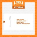 Ver imagem 3 de Kit - 6 Garfos de Mesa Buzios em Aço Inox Gibag - Tramontina