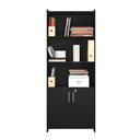 Ver imagem 2 de Armário, Estante, Livreiro, Multiuso com Chave 70cm 2 Portas
