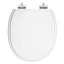 Ver imagem 1 de Assento Sanitario Poliester com Amortecedor Village Branco para Vaso Deca