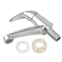 Ver imagem 4 de Torneira Lavatório Banheiro Mesa Fecho Rápido ABS Cromado:Cromado