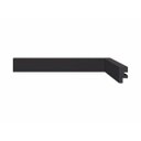 Ver imagem 1 de Rodapé Black 3466 16MMX3CM Barra 2,40m Santa Luzia Preto