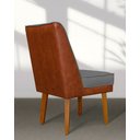 Ver imagem 3 de Kit 6 Cadeiras Virgínia Linho Cinza Claro Courissimo Nozes Linho Nozes Cinza Claro