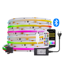 Ver imagem 3 de Kit Fita Led Cob Digital Rgbic 2811 576 Led’s Bluetooth 12v 5 Metros + Fonte