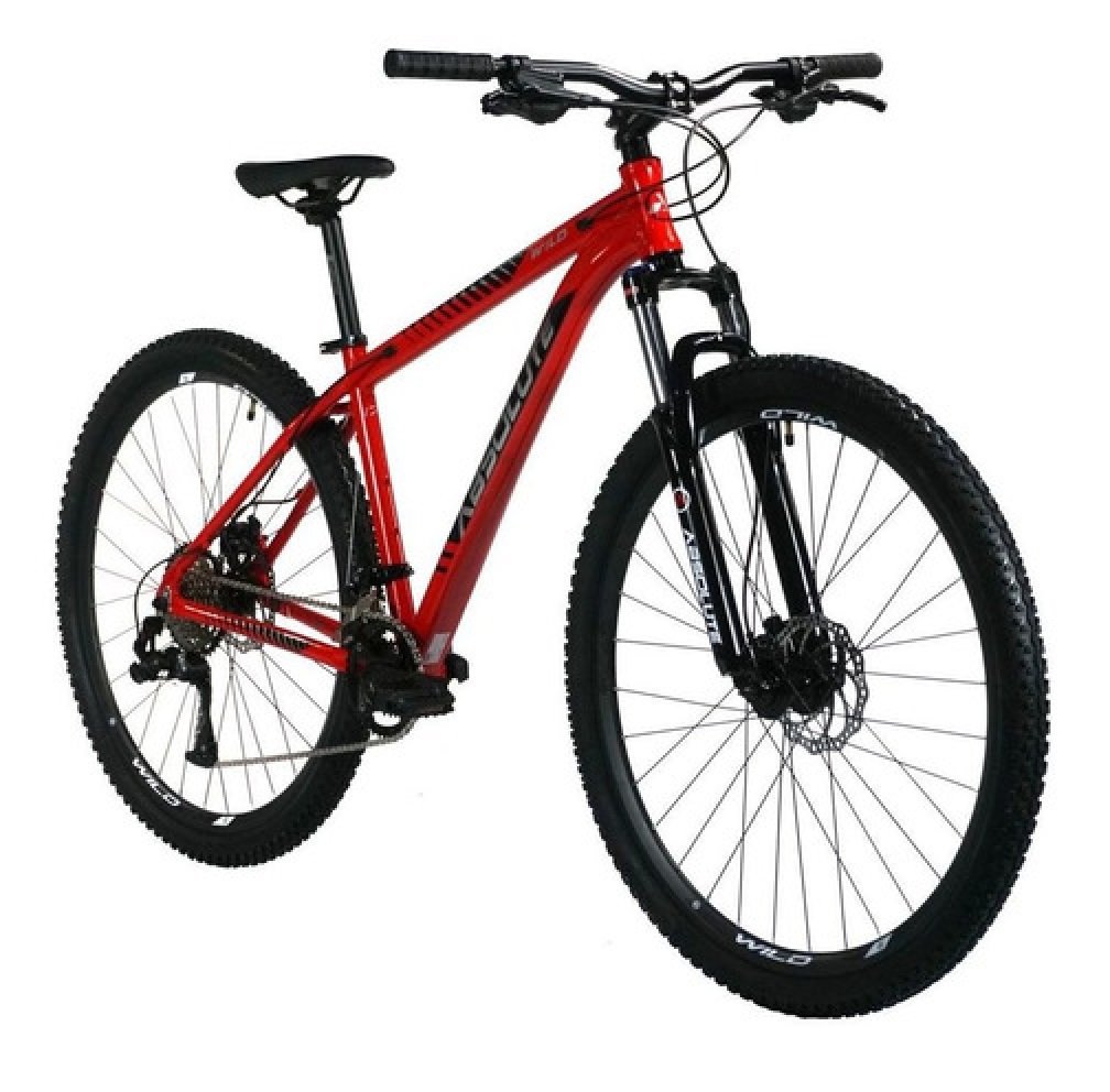 Bicicleta Aro 29 Absolute Wild 2x9 Freios Hidráulicos Trava Cabeamento Interno Alum. Vermelha Tam.19 - 2