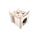 Ver imagem 1 de Toca para Gatos Interativa Playground Branca