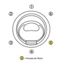 Ver imagem 3 de Banheira Hidromassagem Astra Honde Luxo 160cmx160cmx40cm - 04 Jatos Branco Gel-Coat P5 com Aquecedor